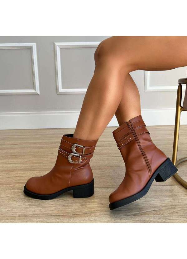Damannu Shoes - Bota Country Ana Caramelo Caramelo 1
