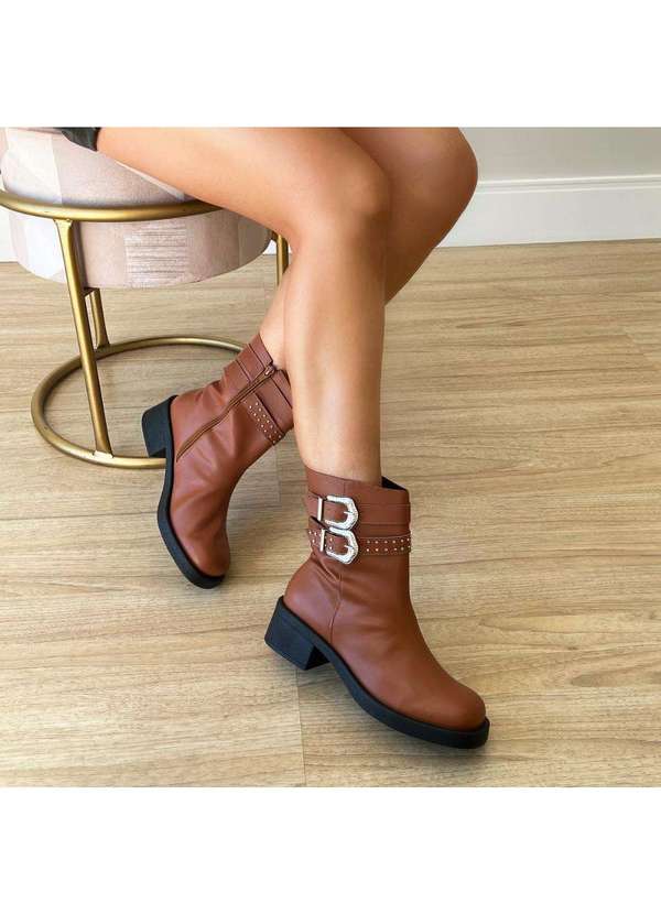 Damannu Shoes - Bota Country Ana Caramelo Caramelo 5