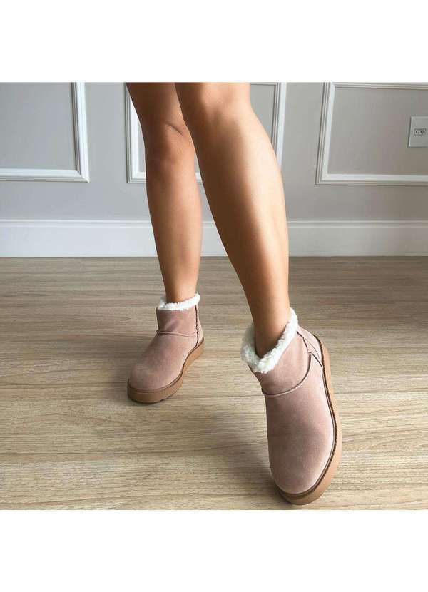 Damannu Shoes - Bota de Pelos Kauana Bege Bege 5