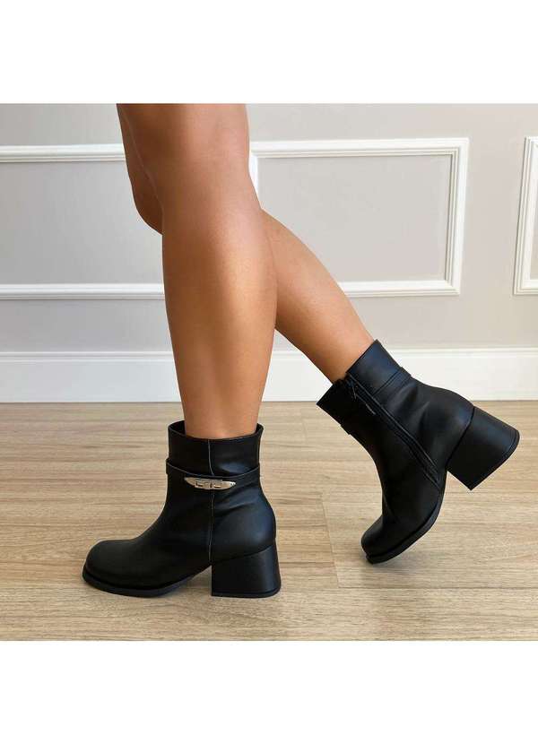 Damannu Shoes - Bota Larissa Preto Preto 6