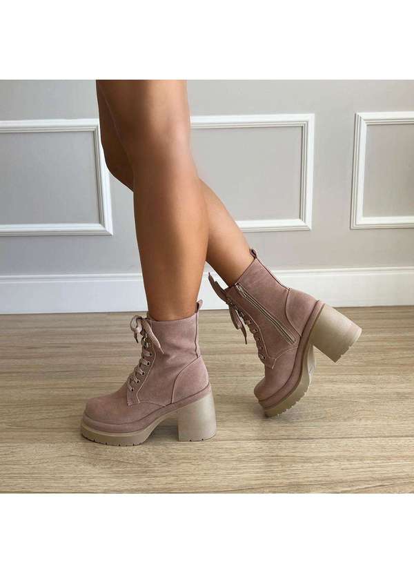 Damannu Shoes - Bota Olga Bege Bege