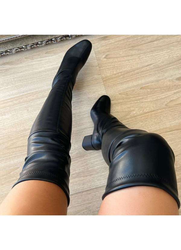 Damannu Shoes - Bota Over Amalia Napa Preto Preto 5