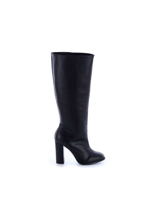 Damannu Shoes - Bota Salto Bloco Jully Preto Preto
