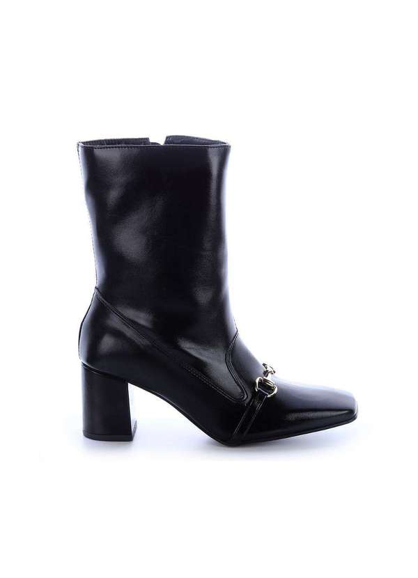 Damannu Shoes - Bota Salto Bloco Megan Preto Preto 1
