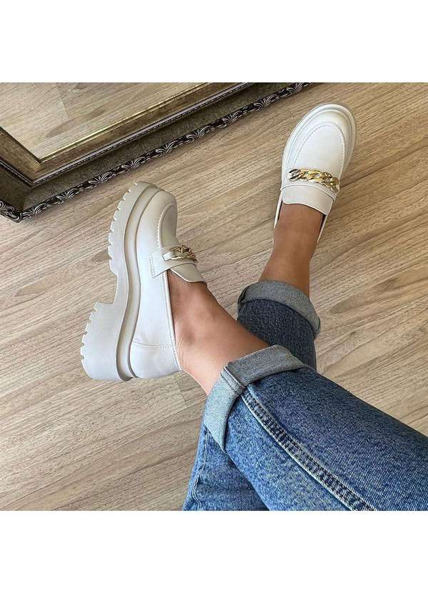 Damannu Shoes - Mocassim Thassia Off White Off White