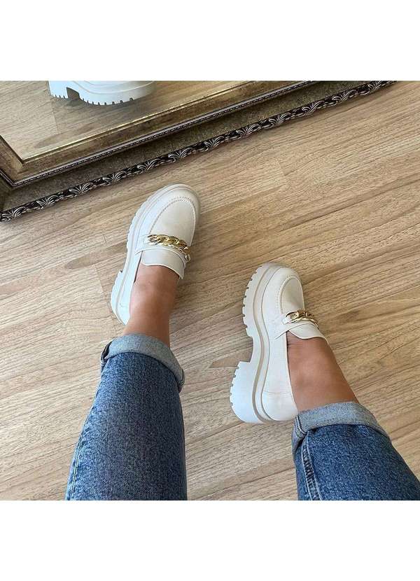 Damannu Shoes - Mocassim Thassia Off White Off White 3