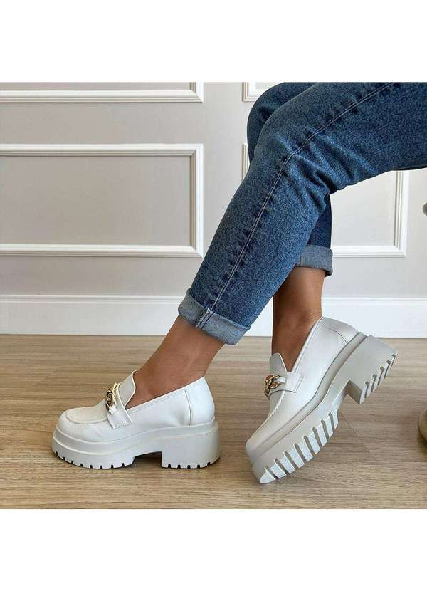 Damannu Shoes - Mocassim Thassia Off White Off White 4