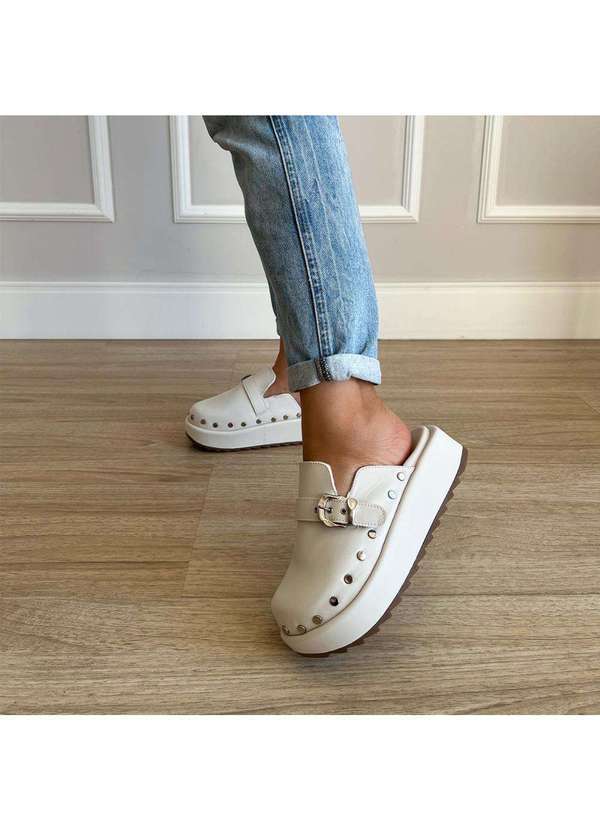 Damannu Shoes - Mule Clog Ludmila Off White Off White