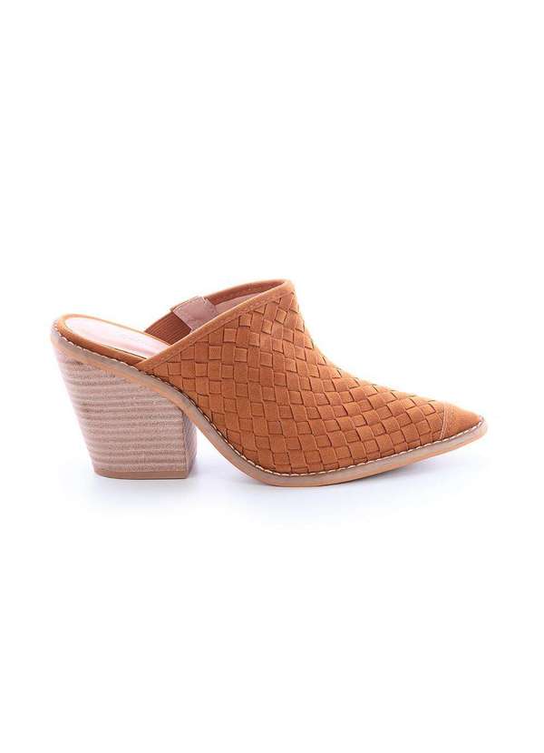 Damannu Shoes - Mule Salto Grosso Zoe Caramelo Caramelo