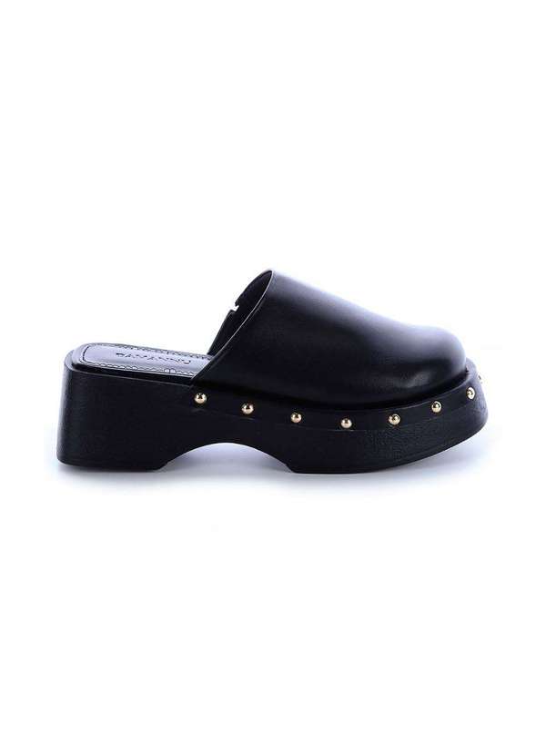 Damannu Shoes - Mule Clog Tachas Maby Preto Preto
