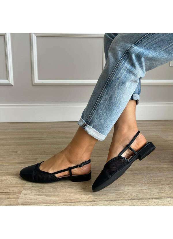 Damannu Shoes - Sapatilha Carly Tela Preta Preto 2