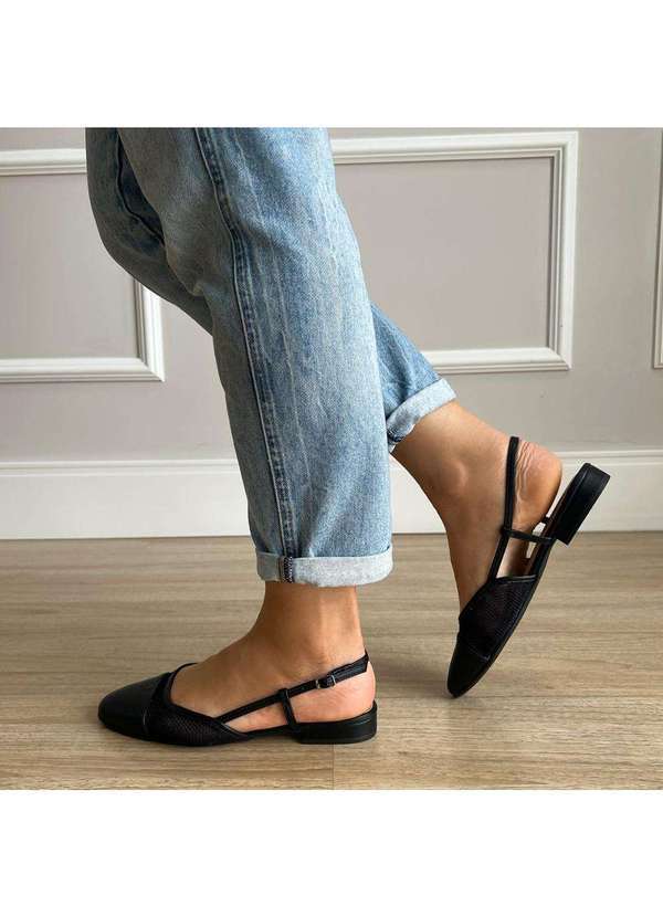 Damannu Shoes - Sapatilha Carly Tela Preta Preto 4