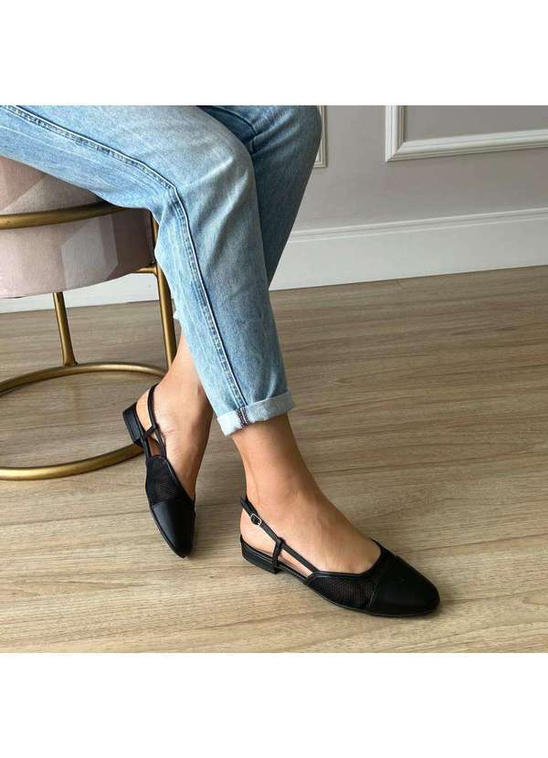 Damannu Shoes - Sapatilha Carly Tela Preta Preto 5
