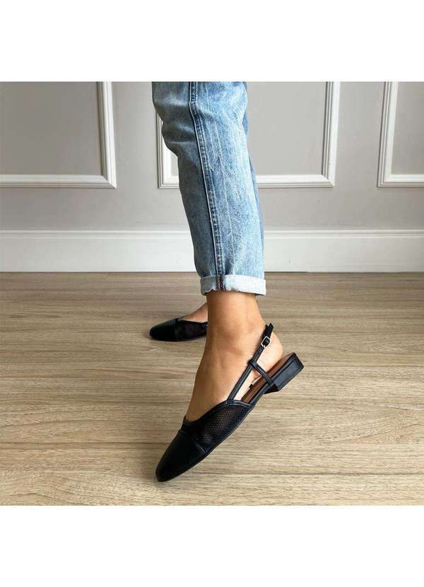 Damannu Shoes - Sapatilha Carly Tela Preta Preto 6