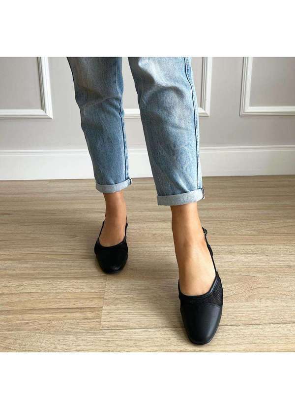 Damannu Shoes - Sapatilha Carly Tela Preta Preto 7
