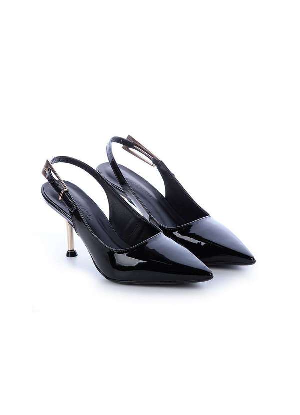 Damannu Shoes - Sapato Scarpin Yara Preto Preto 3