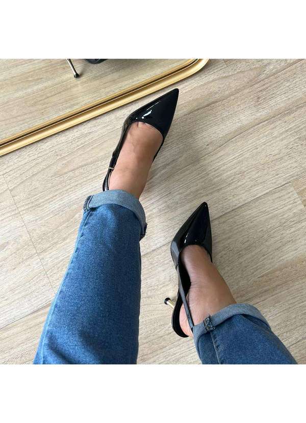 Damannu Shoes - Sapato Scarpin Yara Preto Preto 6