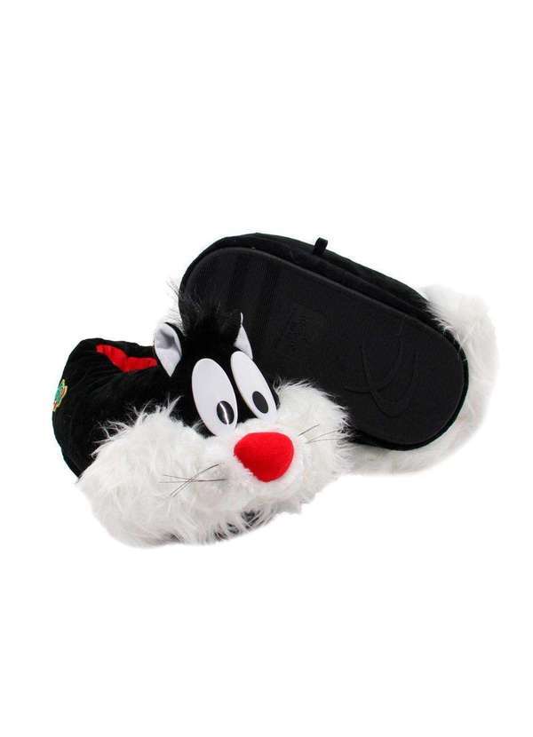 Damannu Shoes - Pantufa Frajola Looney Tunes Preto