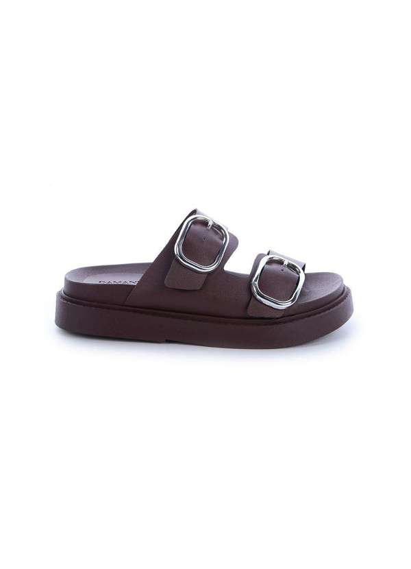 Damannu Shoes - Flat Emma Fivelas Marrom Marrom
