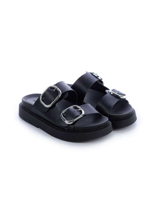 Damannu Shoes - Flat Emma Fivelas Preto Preto 5