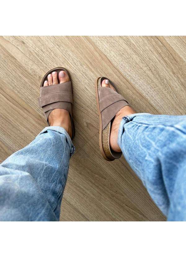 Damannu Shoes - Flat Hellen Taupe Bege 3