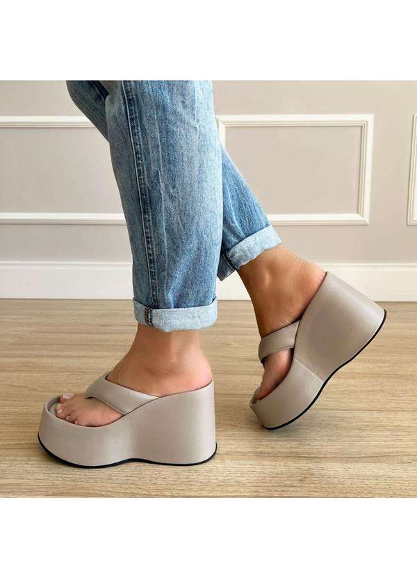 Damannu Shoes - Flat Kyara Aveia Bege