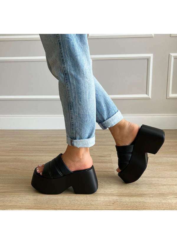 Damannu Shoes - Flat Natasha Preto Preto