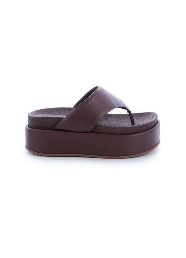 Damannu Shoes - Flat Tamanco Dedo Avril Marrom Marrom