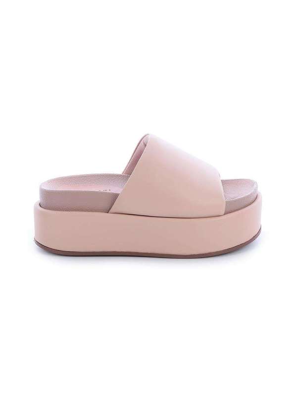 Damannu Shoes - Flat Tamanco Luma Bege Bege