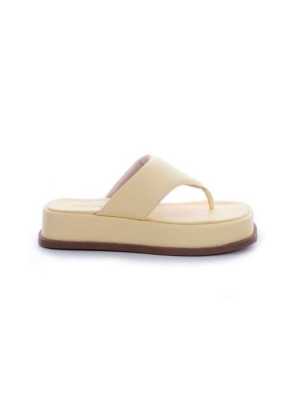 Damannu Shoes - Flat Tay Amarelo Manteiga Amarelo