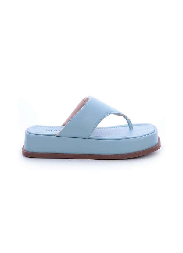 Damannu Shoes - Flat Tay Azul Névoa Azul