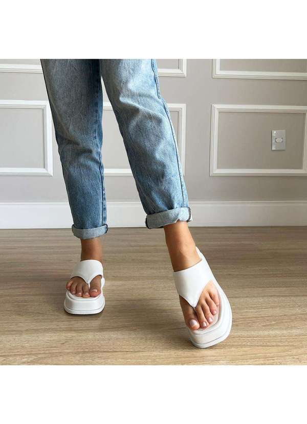 Damannu Shoes - Flat Tay Branco Branco