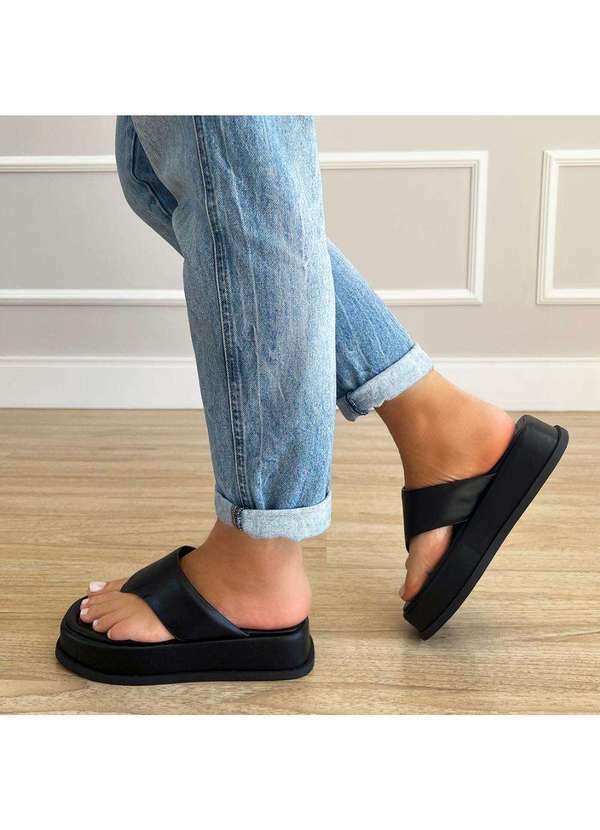 Damannu Shoes - Flat Tay Preto Preto