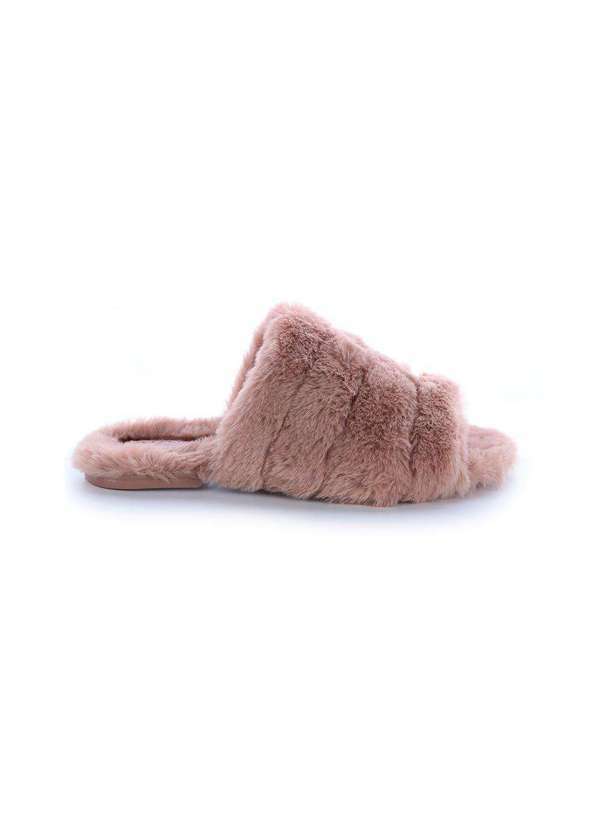 Damannu Shoes - Rasteira Feminina Pelos Yana Bege Bege