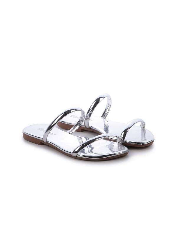 Damannu Shoes - Rasteira Flat Anna Prata Prata 4
