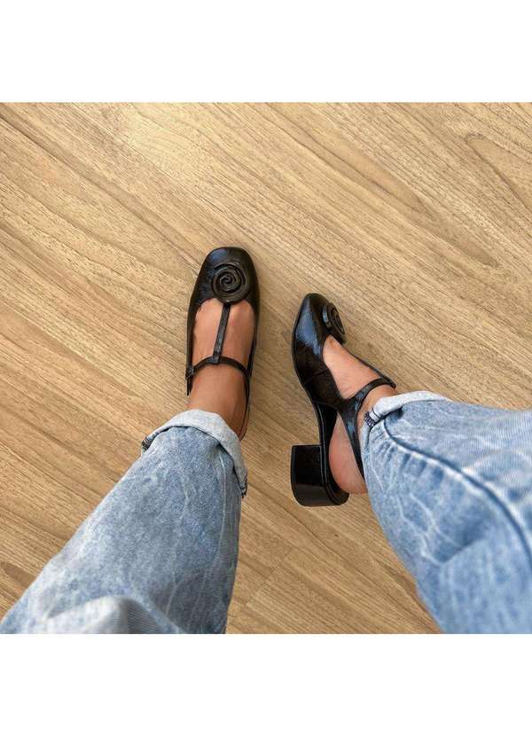 Damannu Shoes - Sandália Agnes Preto Preto 3