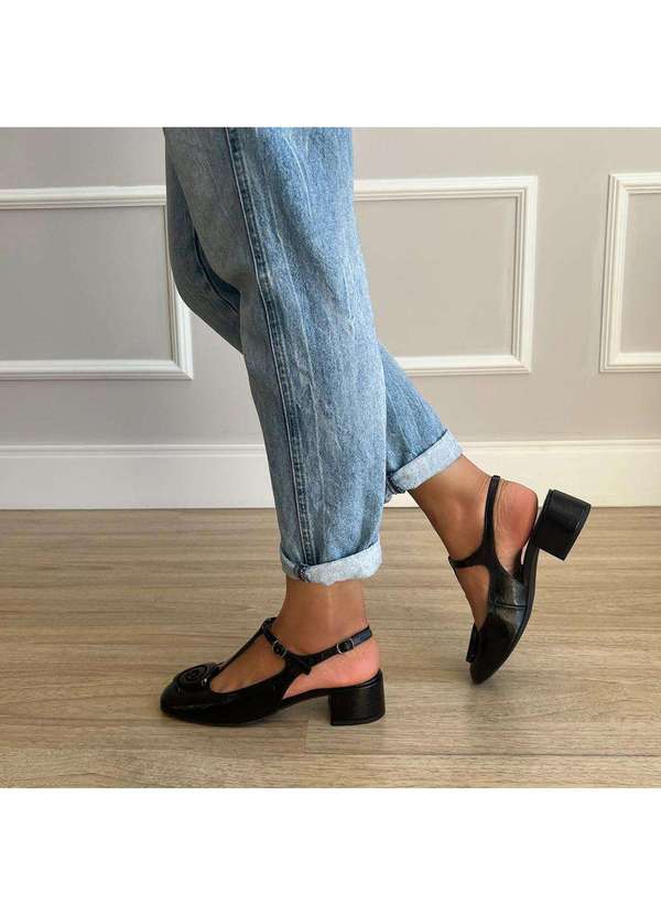 Damannu Shoes - Sandália Agnes Preto Preto 4