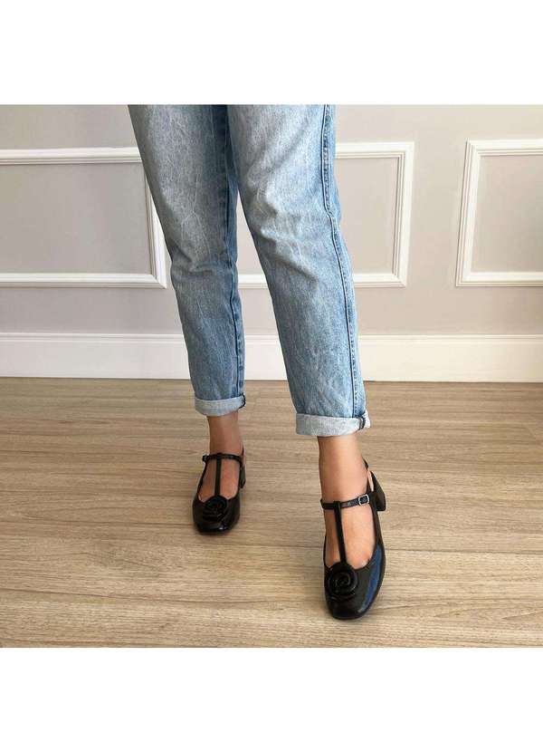 Damannu Shoes - Sandália Agnes Preto Preto 5