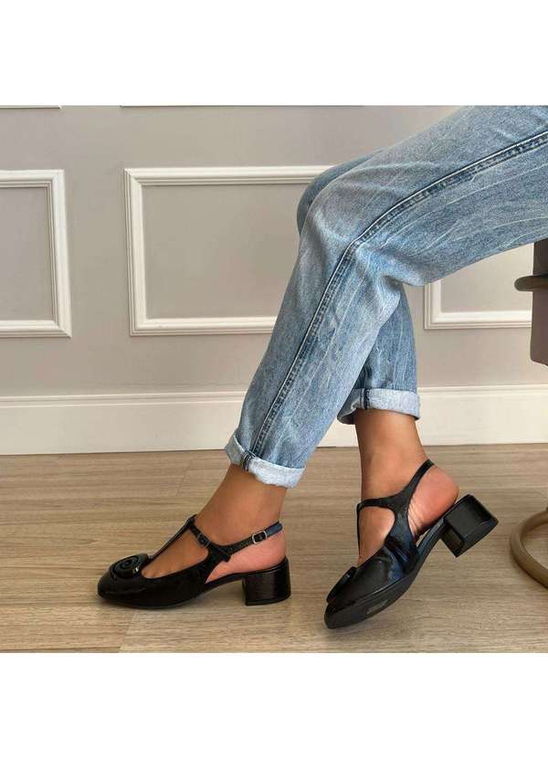 Damannu Shoes - Sandália Agnes Preto Preto 6