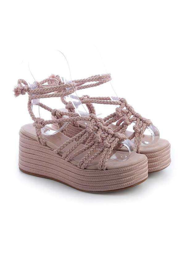 Damannu Shoes - Sandália Brooke Cordas Nude Bege 3