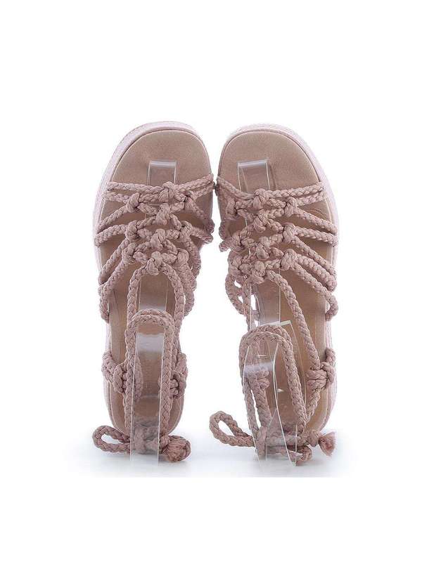 Damannu Shoes - Sandália Brooke Cordas Nude Bege 6