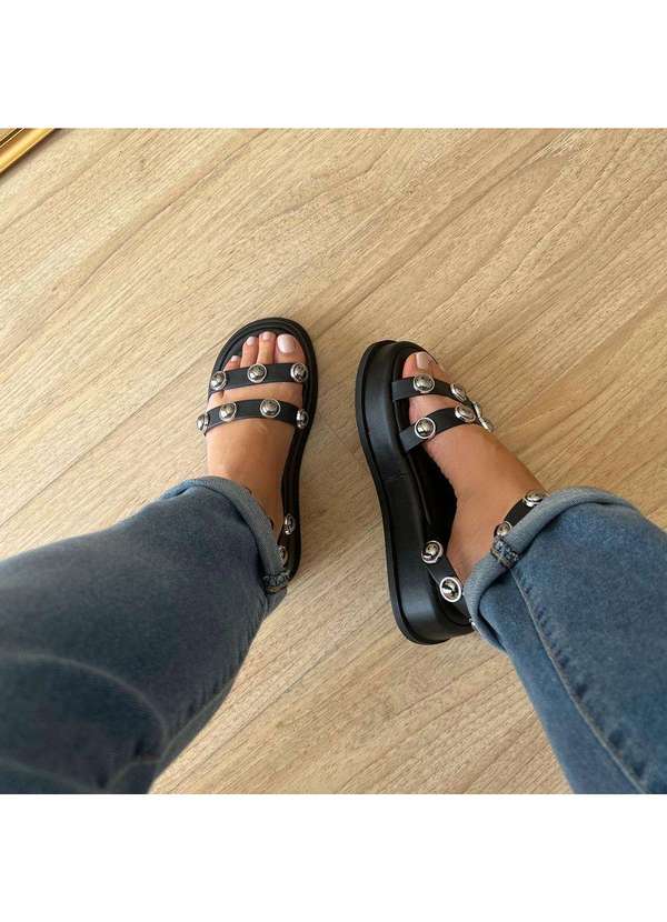 Damannu Shoes - Sandália Milla Preto Preto 5