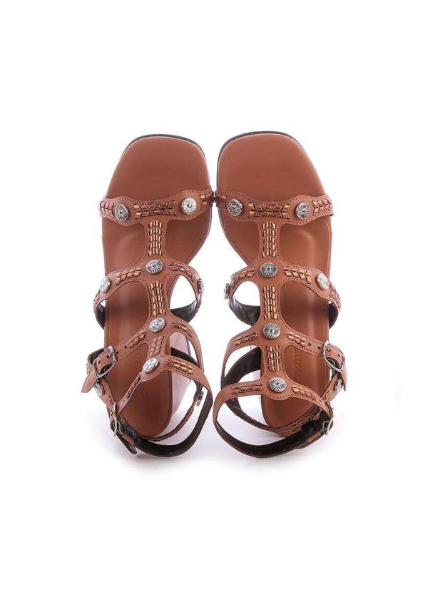 Damannu Shoes - Sandália Natalia Boho Chic Bege Bege 6