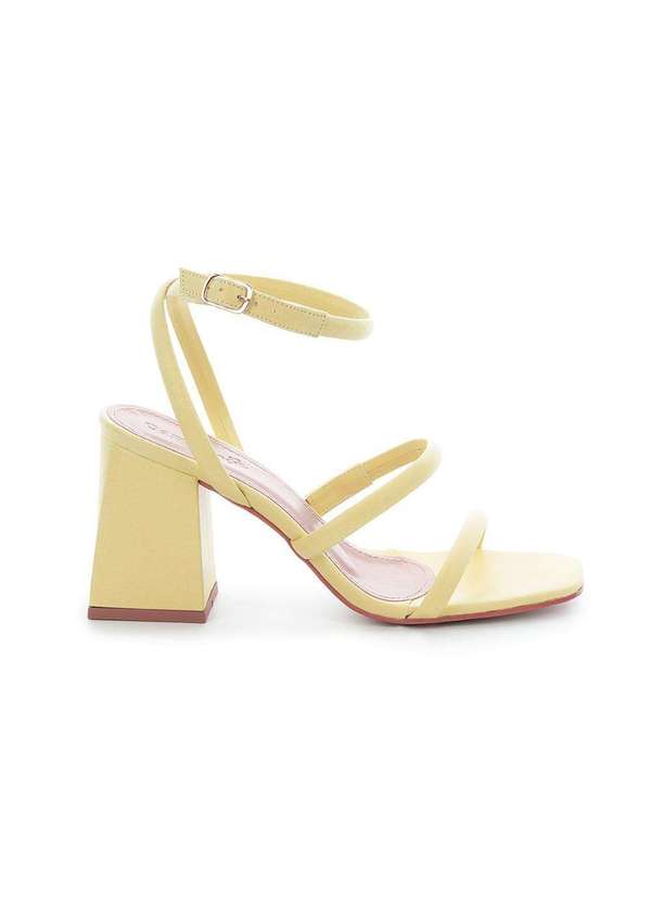 Damannu Shoes - Sandália Nelly Manteiga Amarelo