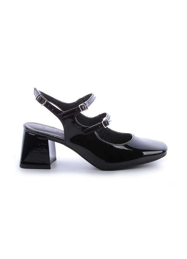 Damannu Shoes - Scarpin Lilian Preto Verniz Preto 2