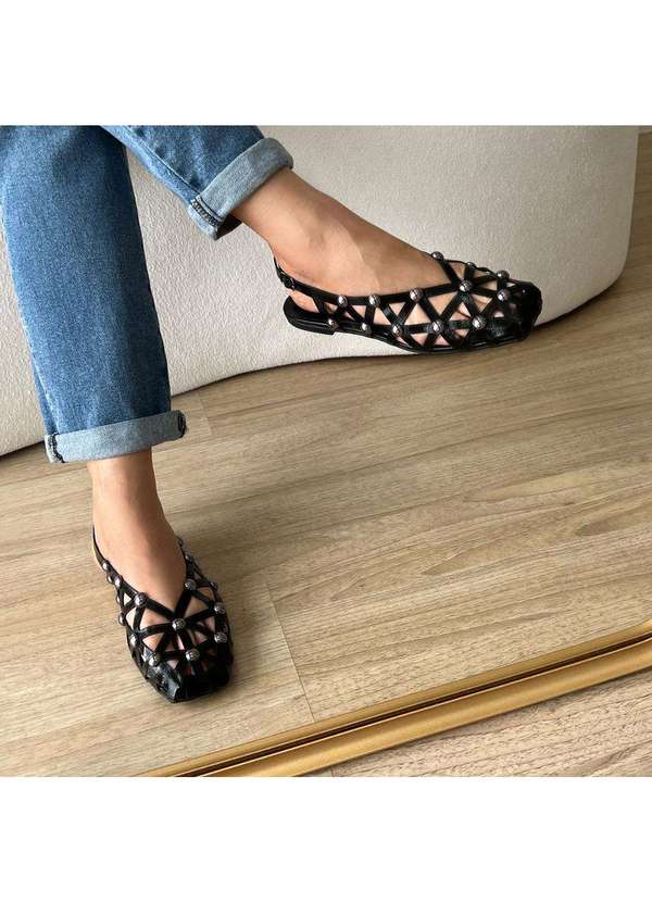 Damannu Shoes - Sapatilha Anita Preto Preto 4