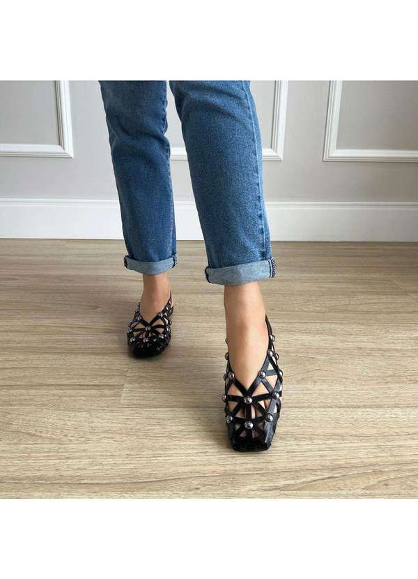 Damannu Shoes - Sapatilha Anita Preto Preto 5