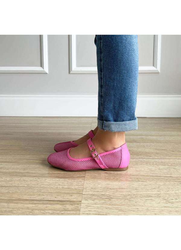 Damannu Shoes - Sapatilha Ariel Tela Rosa Rosa 4