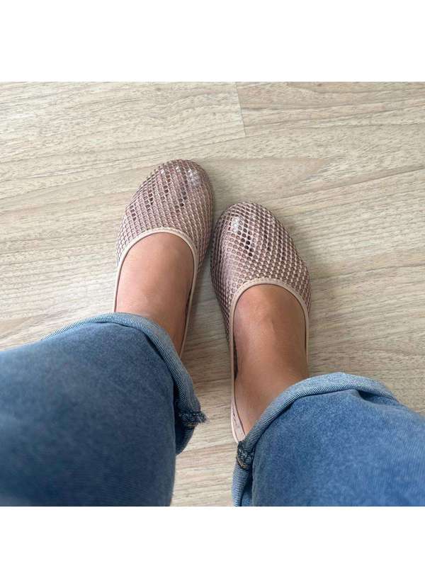 Damannu Shoes - Sapatilha Slingback Clarisse Tela Nude Nude 2