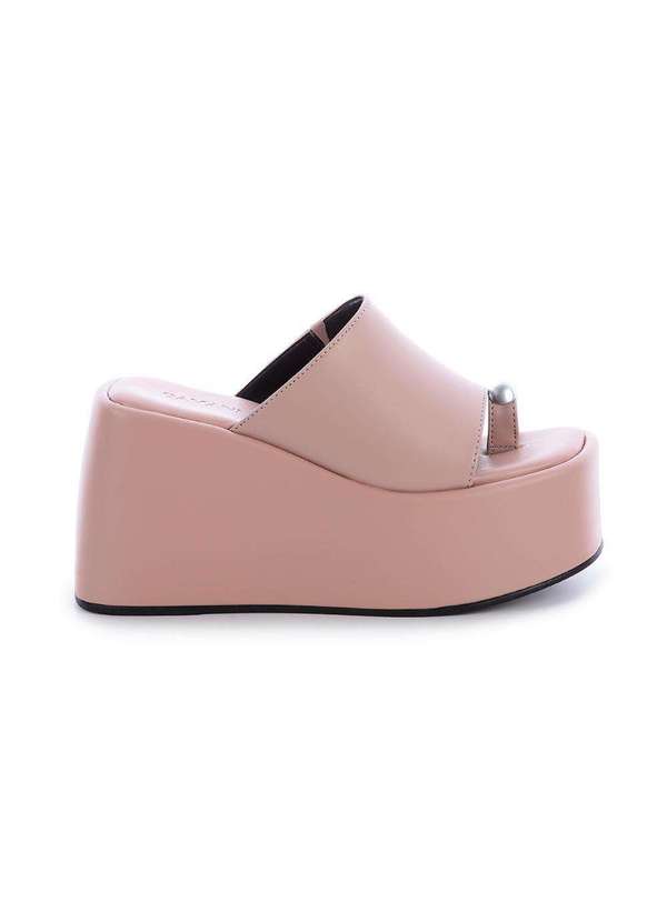 Damannu Shoes - Flat Tamanco Sasha Nude Nude